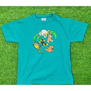 vintage Graphic t shirt‎ Made In Australia . Tassie Animal Tag Tasmania